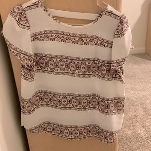 Loft Short Sleeve Blouse